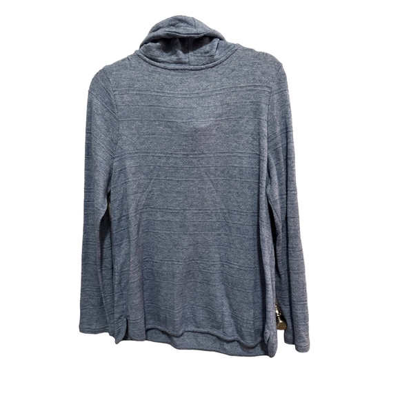 Croft & Barrow - Light Blue cowl neck tunic Sweater - Size XL - Picture 2 of 3